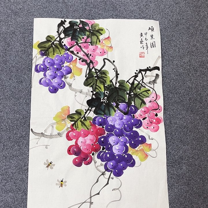 国画手绘画是真的好看