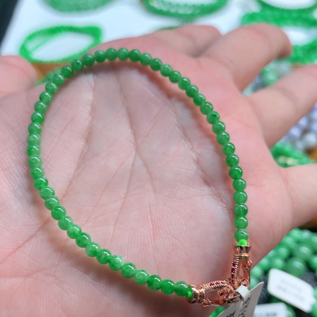 翡翠未镶嵌手链翡翠