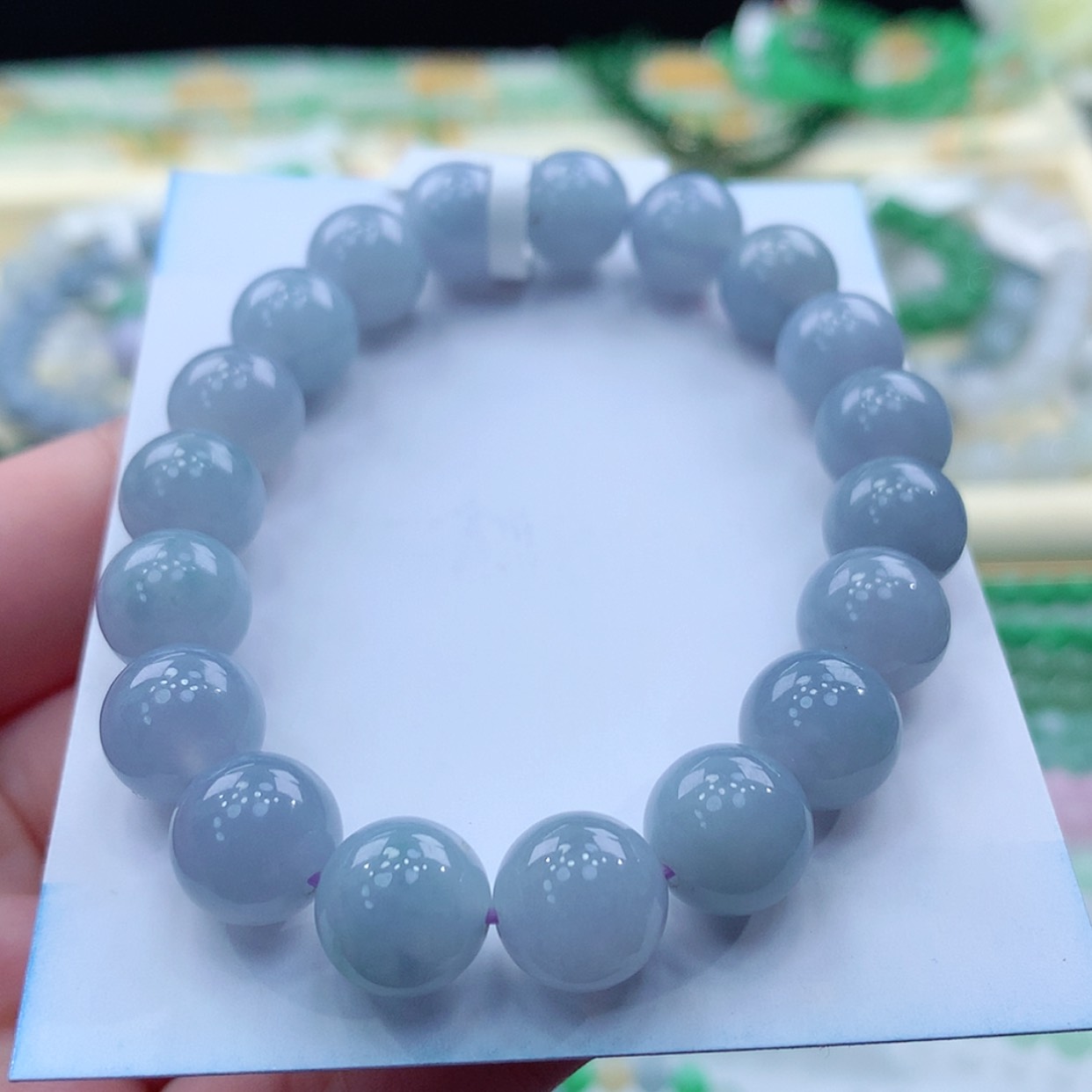 【闪购商品】翡翠颈饰未镶嵌缅甸天然a货翡翠