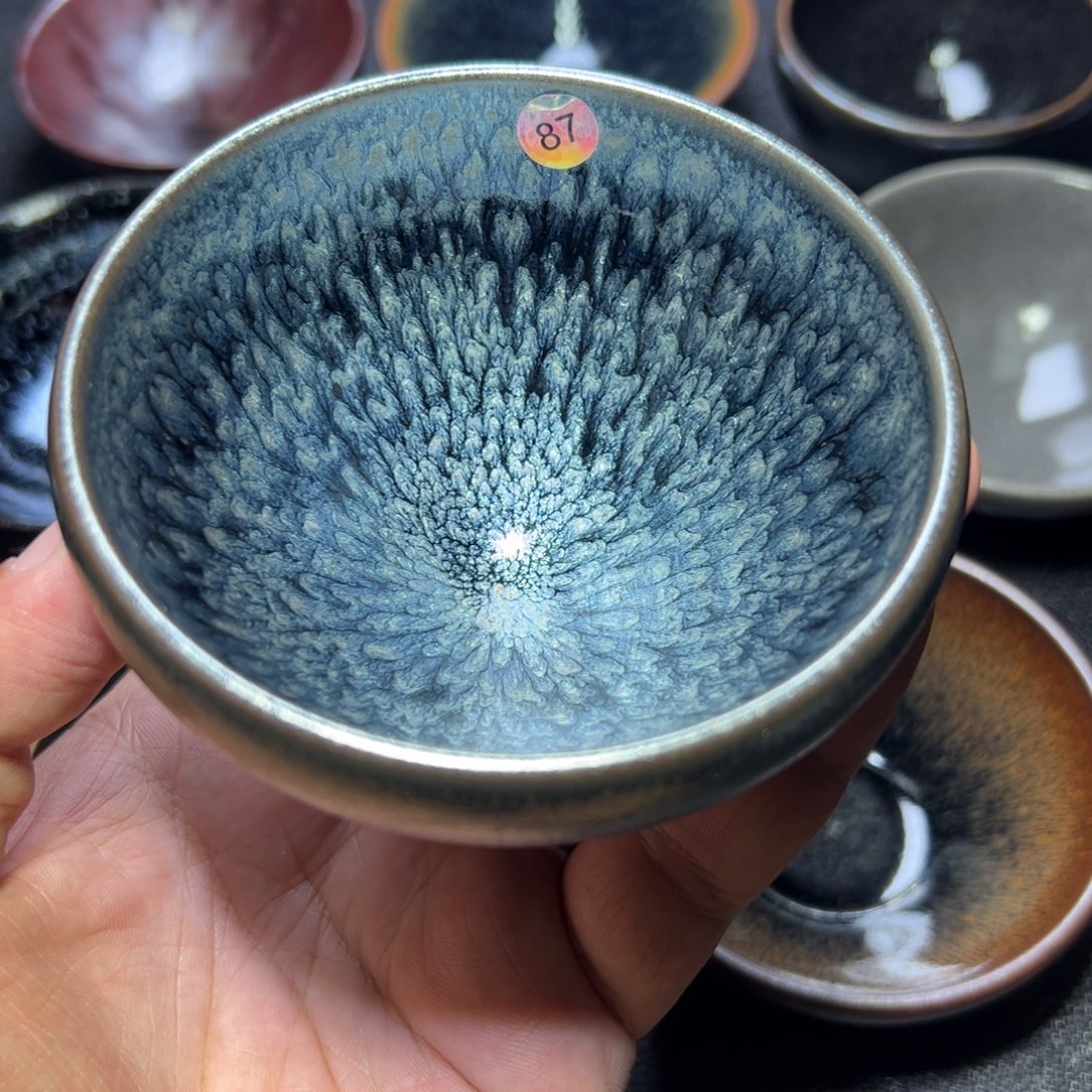 温***叶茶盏87建窑建盏主人杯