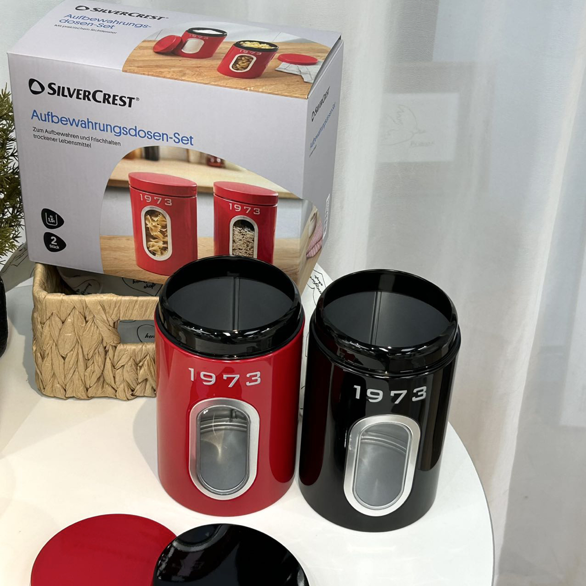 可视收纳罐两件套1.5L