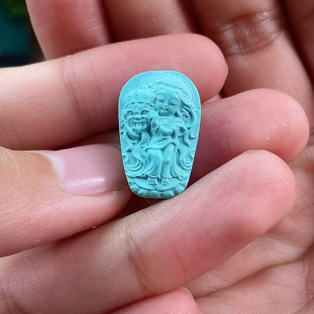 绿松石珠宝奇石未镶嵌