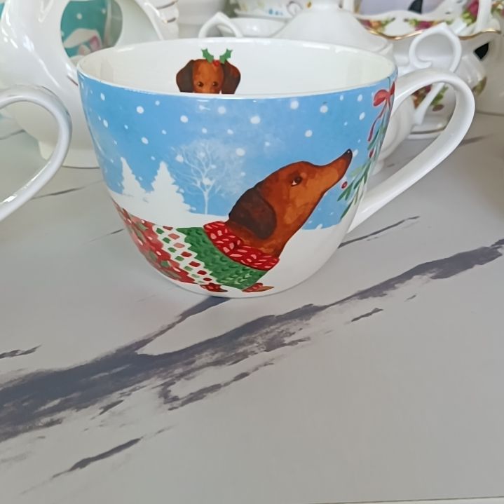 600毫升骨质瓷大早餐杯