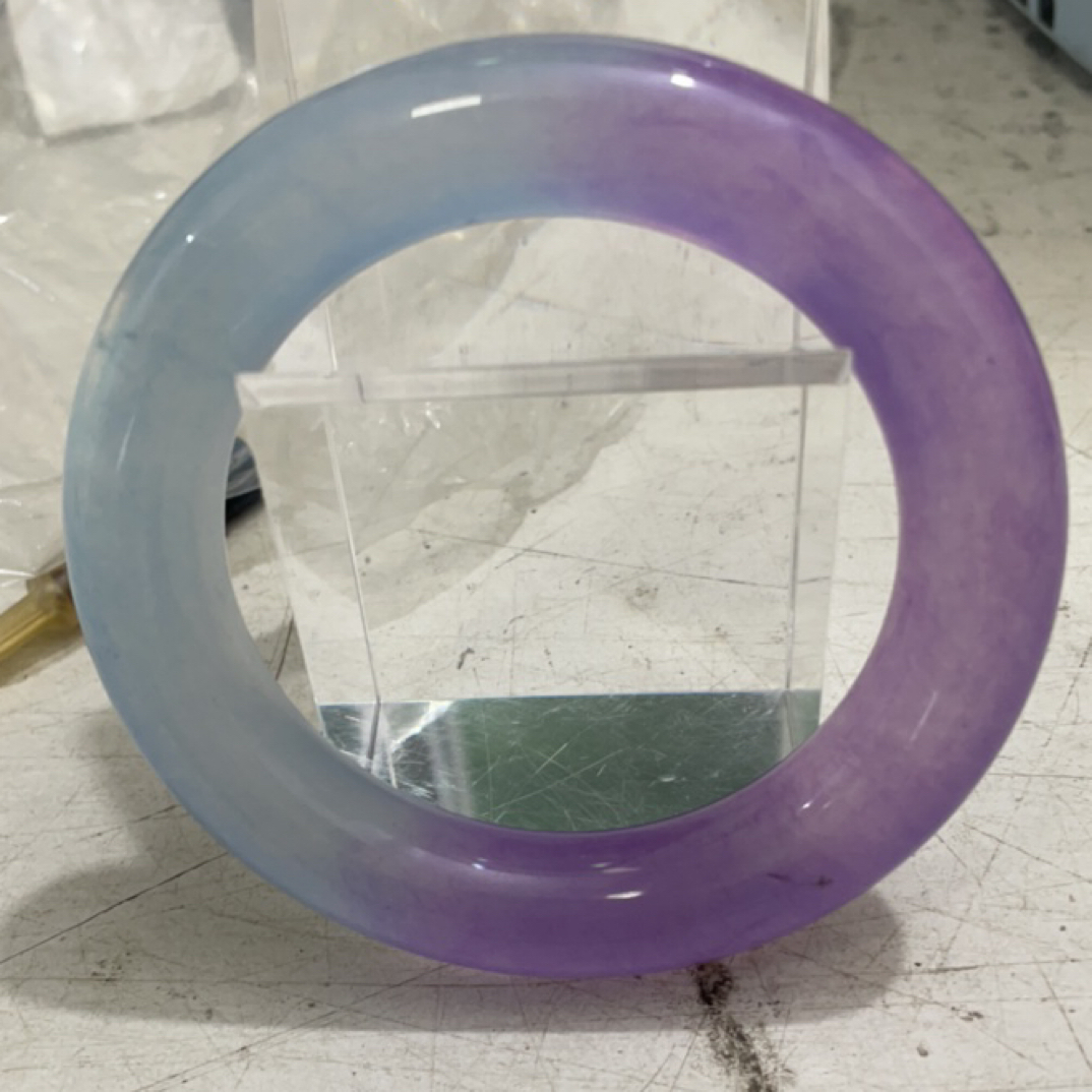 229  冰紫胖圆镯