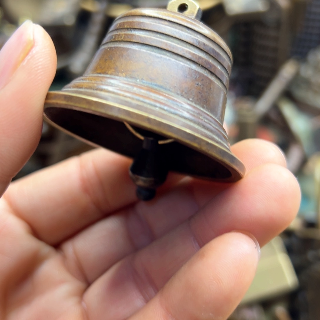 铜摆件欢迎欢迎你