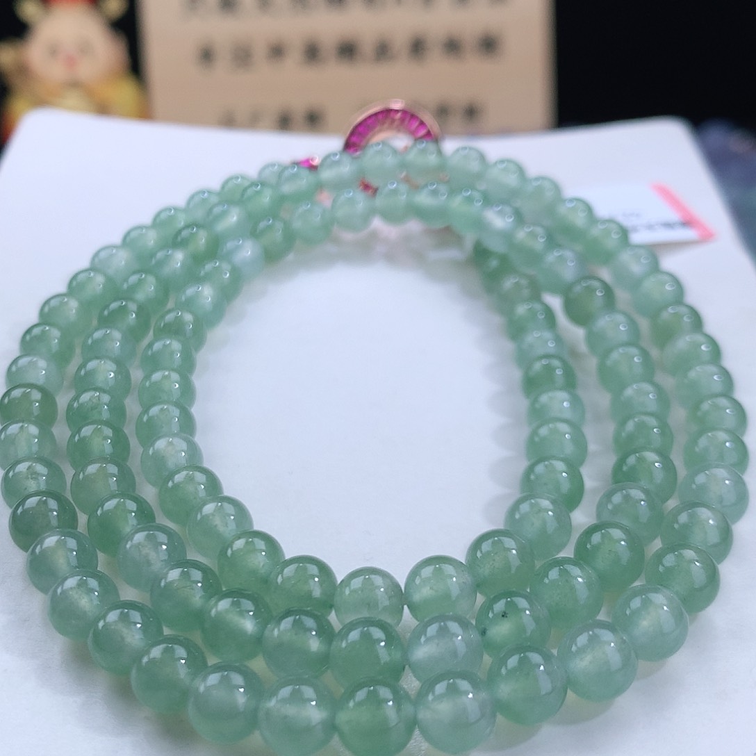 翡翠手链未镶嵌卡6