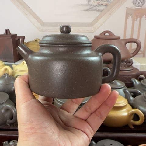 茶壶紫砂梨皮天青230cc