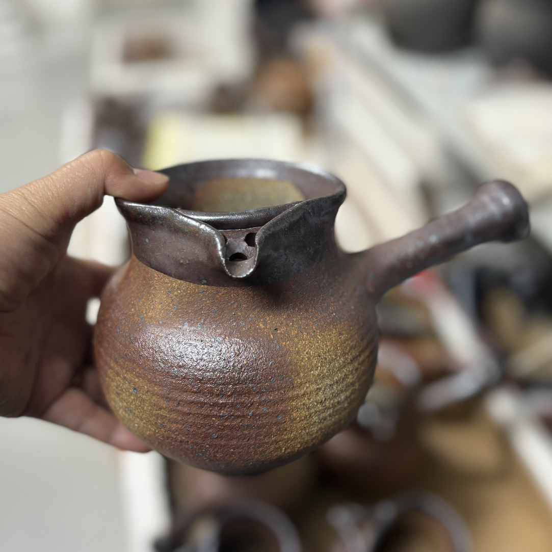 650毫升左右云南粗陶烤茶罐