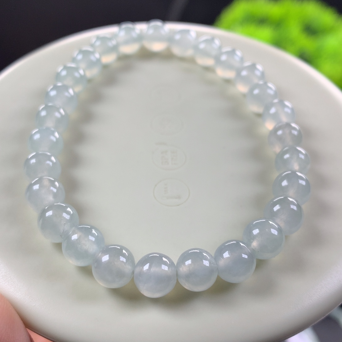 翡翠未镶嵌手链11号卡7