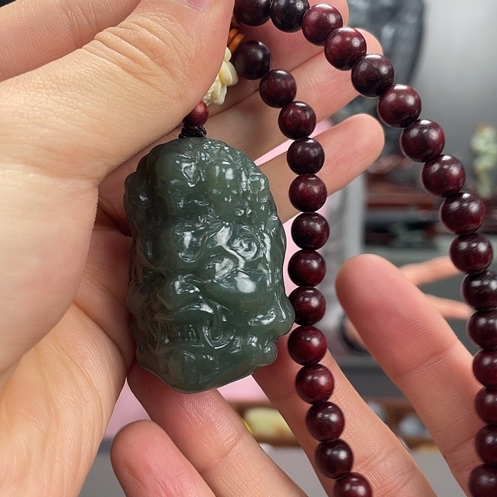 和田玉未镶嵌摆件