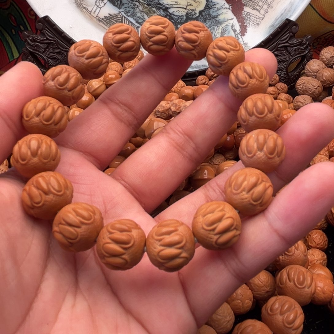 文玩核桃手串酸*鱼吞噬