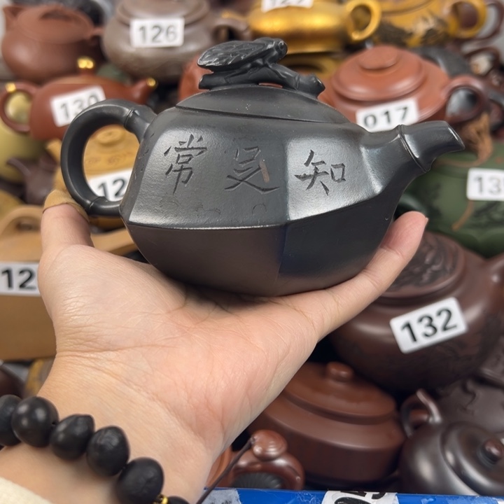茶壶紫砂盖子不平