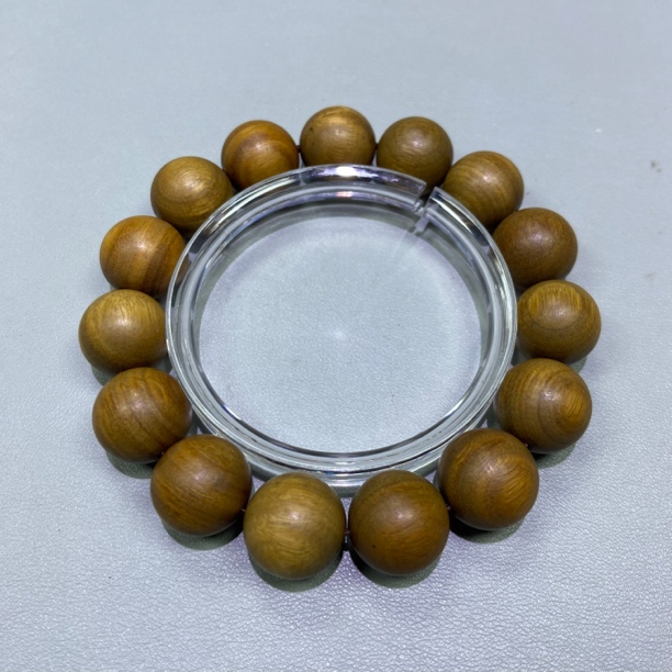 M446 绿檀 卡1.5圆珠单圈手串（底色 尺寸 多样 发其一）