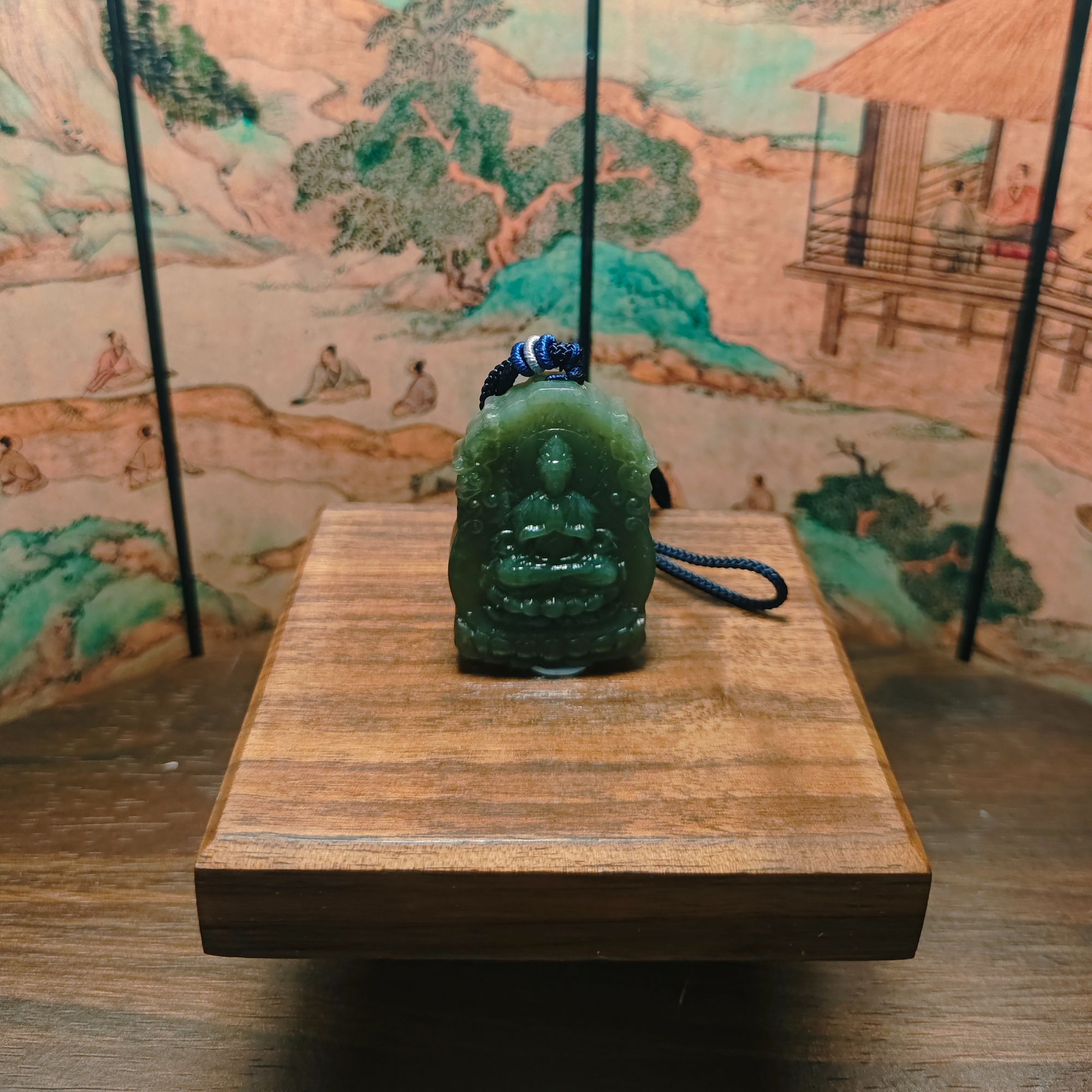 L和田玉观音吊坠0842