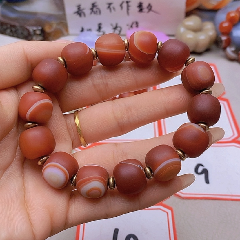 【闪购商品】未镶嵌玛瑙/玉髓珠宝半成品神**哥