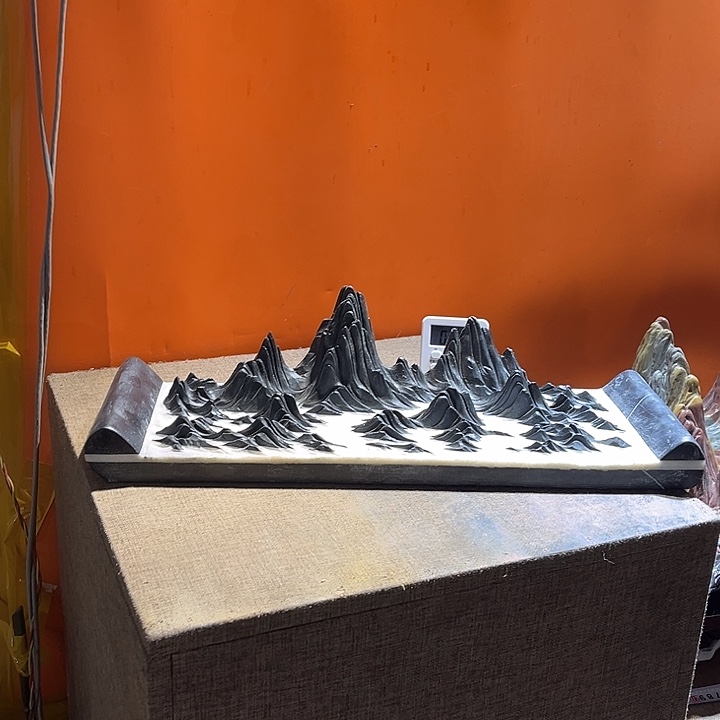 我***常奇石茶宠鱼缸文房摆件