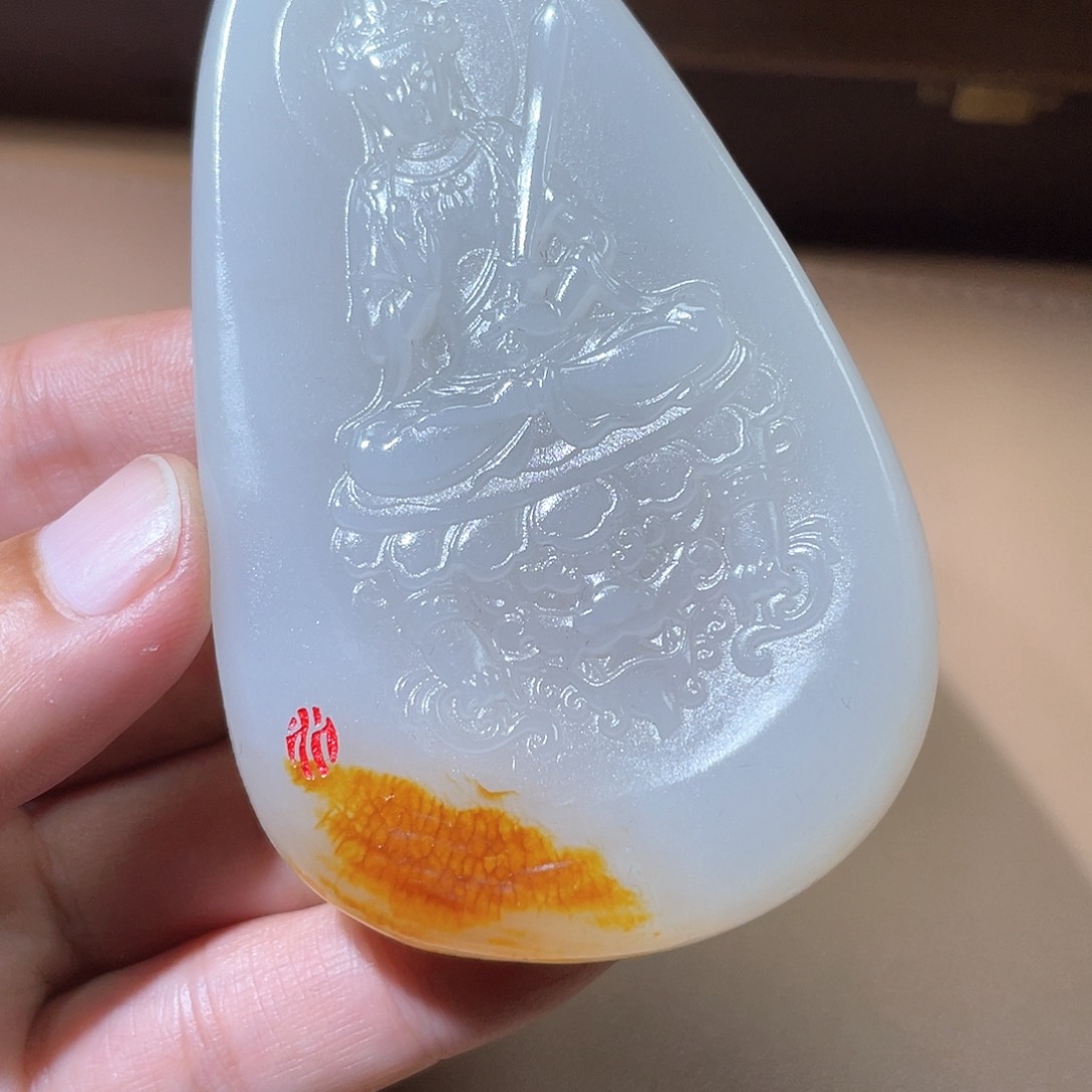 和田玉颈饰未镶嵌A7 