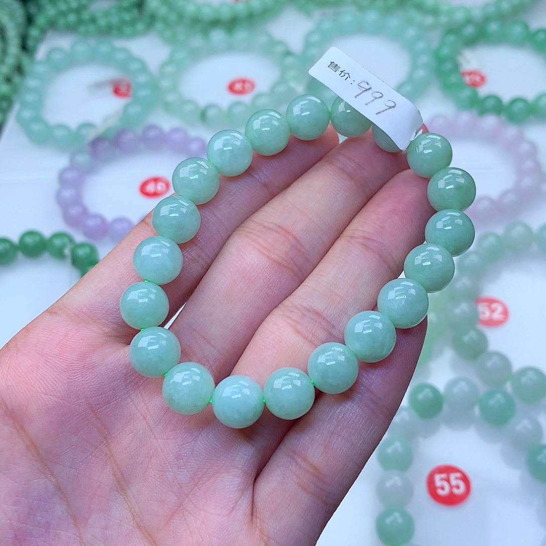 翡翠未镶嵌毛衣链