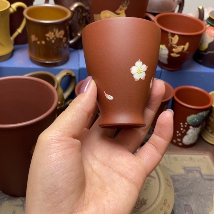 紫砂茶杯紫砂主人杯