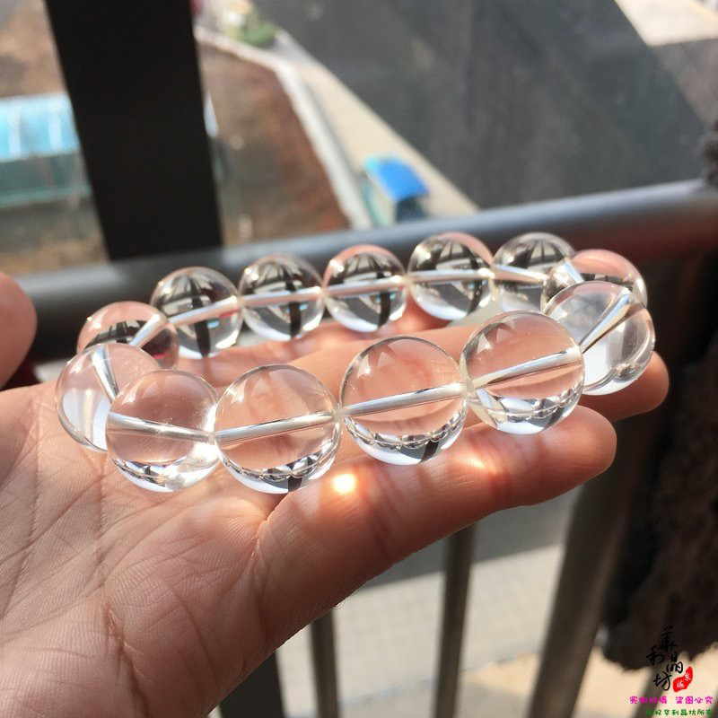 HJ东海利姆利亚种子白水晶手串时尚百搭多样性发货只发一件
