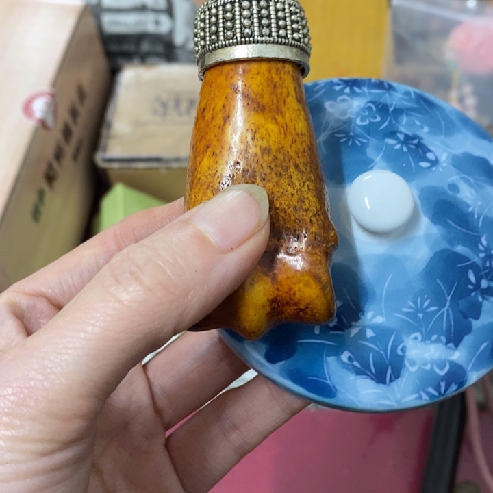 瓷片哈哈中古工艺品树脂