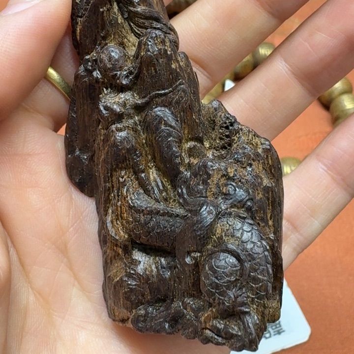 沉香吊坠馨安居沉香定制款