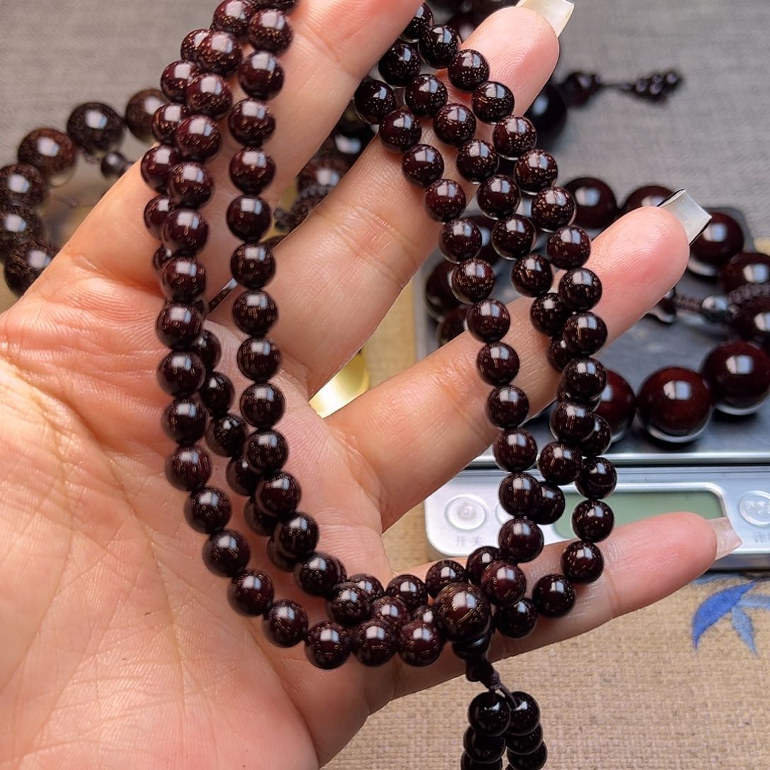 檀香紫檀（小叶紫檀）0.6 108颗满星