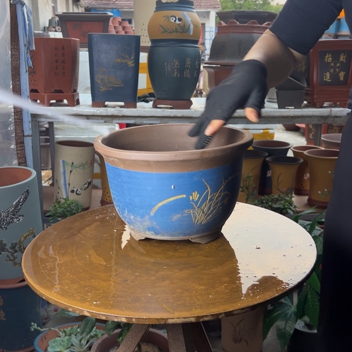 宜兴紫砂花盆花盆2