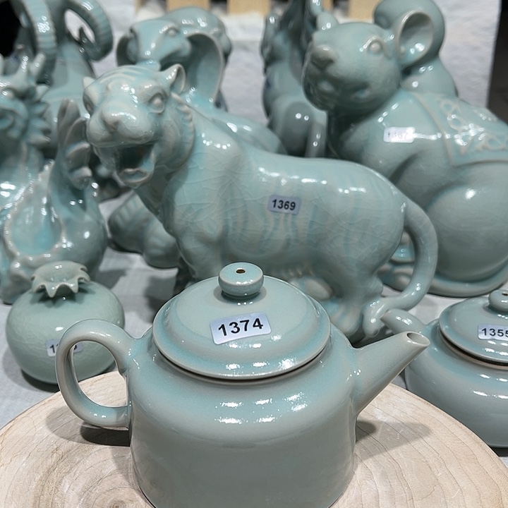 杯1374 开窑大吉原矿汝瓷