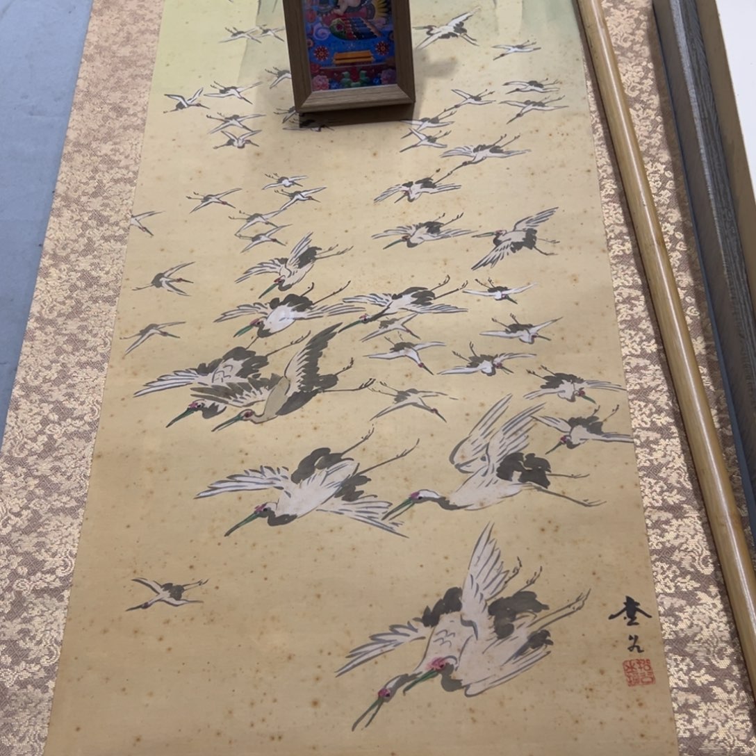 国画品*轩手绘临摹花鸟挂轴