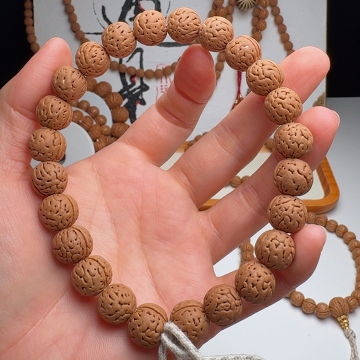 桃核手串12➕肥脐手持