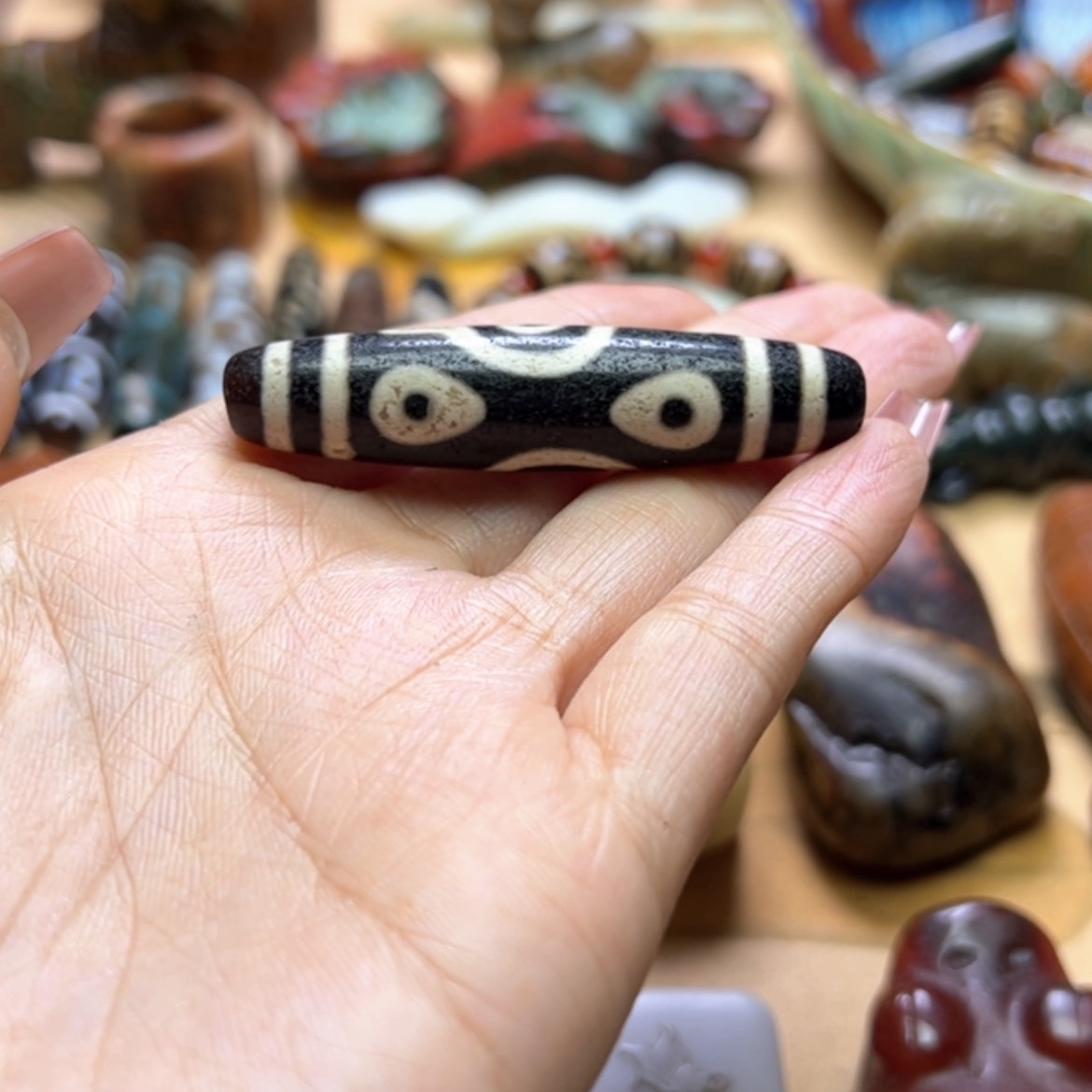 【闪购商品】玛瑙/玉髓颈饰未镶嵌玉*子