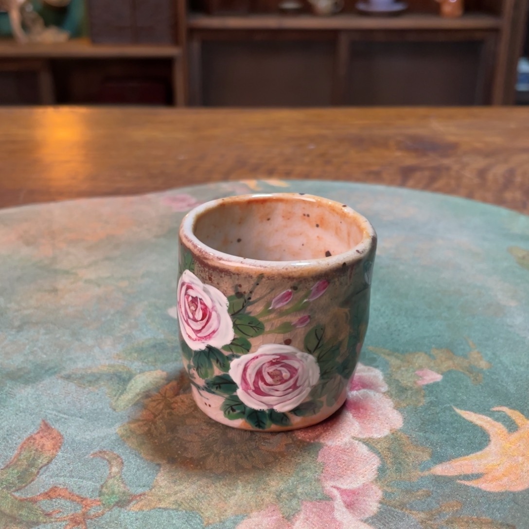 柴烧纯手工手绘陶瓷