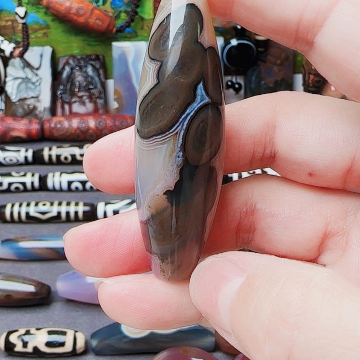 玛瑙/玉髓合金珠宝半成品