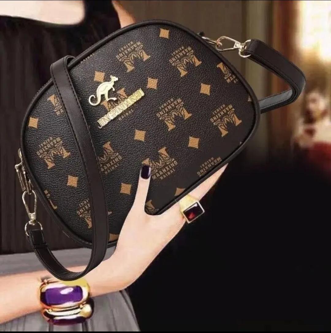 JIRUIDAISHU秋冬爆款印花小圆包时尚简约百搭单肩斜挎通勤包包