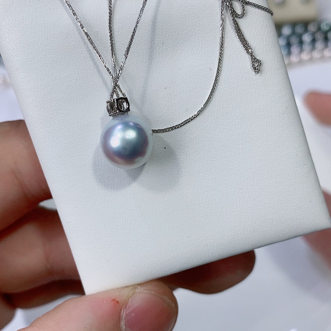 海水珍珠颈饰18K金镶嵌