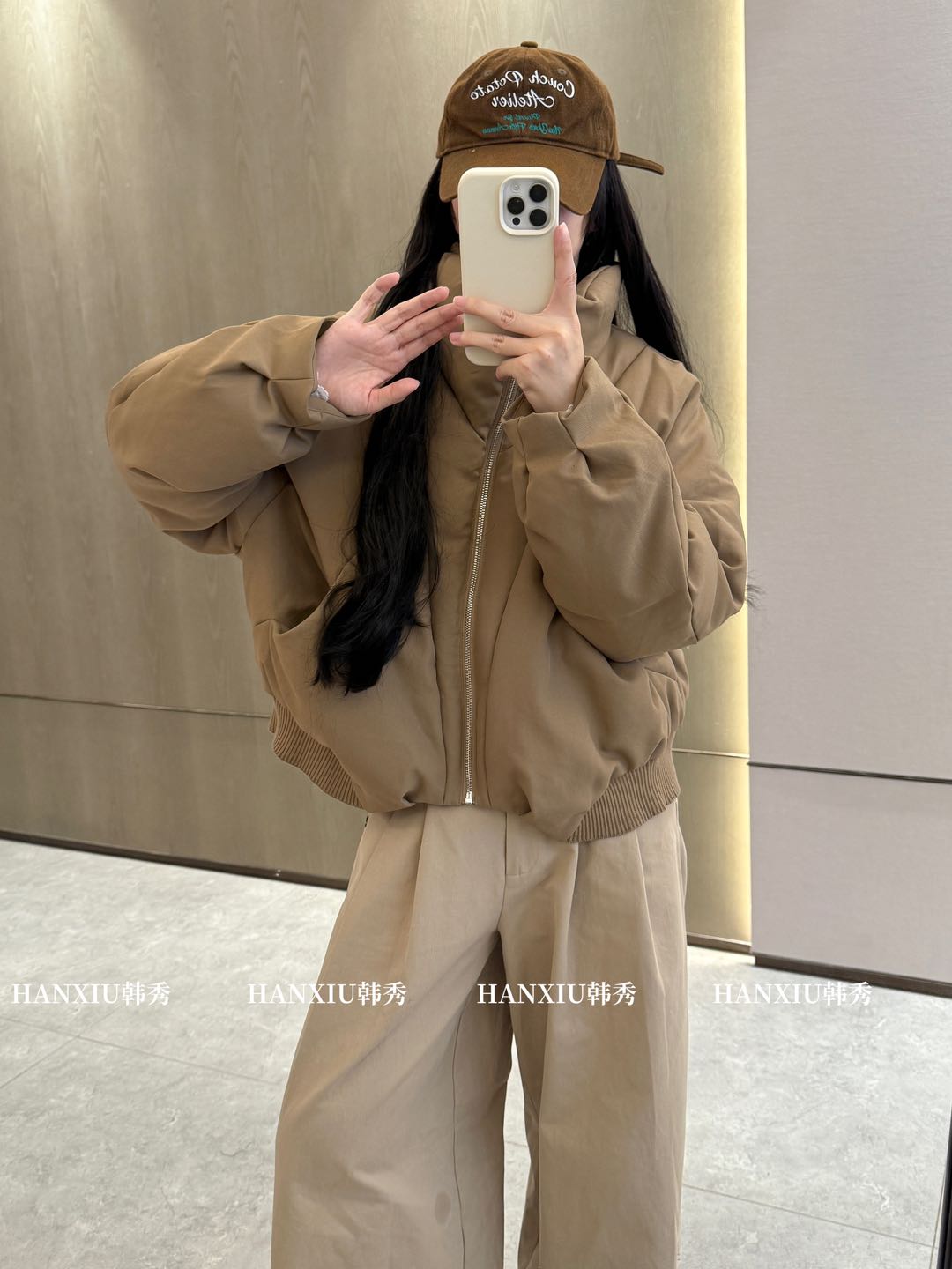 中空纱高端系列90白鸭绒羽绒服女款时尚百搭