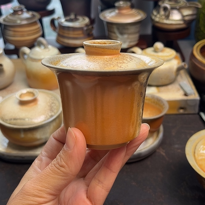 茶盏柴烧茶具柴烧茶具