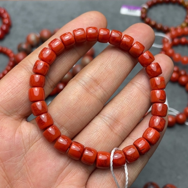 南红玛瑙手串7未镶嵌