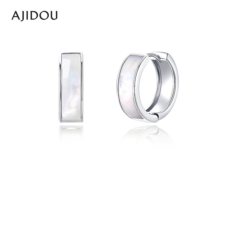 铜合金铜耳饰 AJIDOU阿吉豆耳饰女款时尚复古耳钉耳环