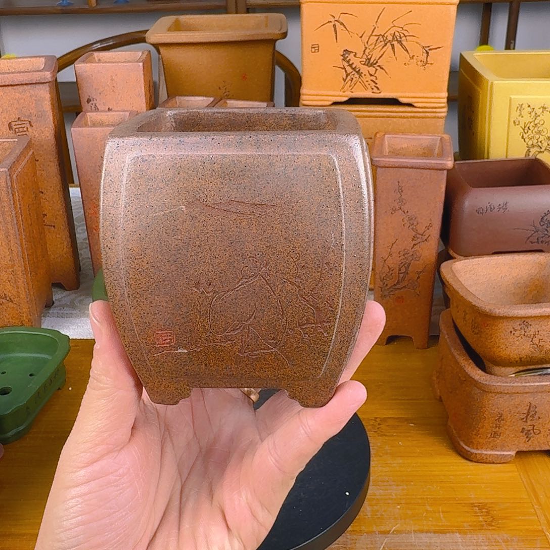 紫砂花盆紫砂花盆7-8.5