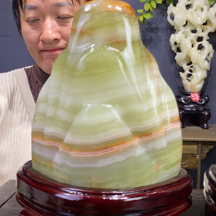 石材精品古青石摆件