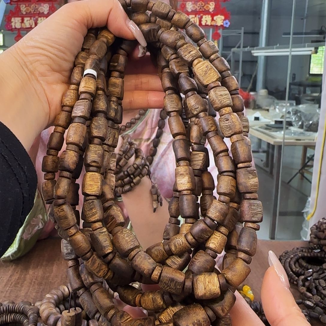 沉香手串多样性发货1条海南白棋板头998-932