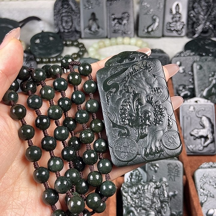 和田玉颈饰未镶嵌@****@