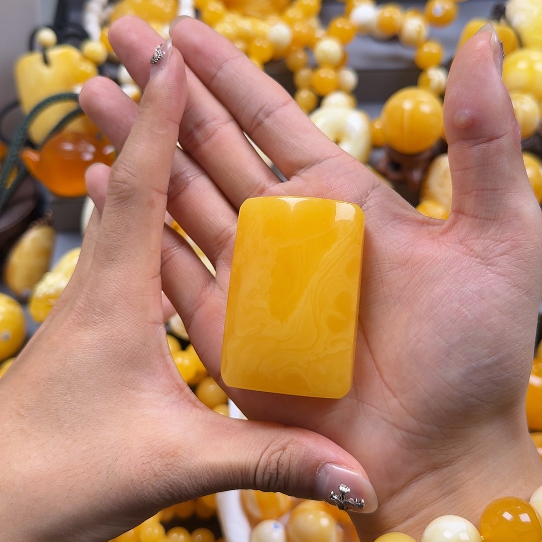 蜜蜡珠宝奇石未镶嵌方牌