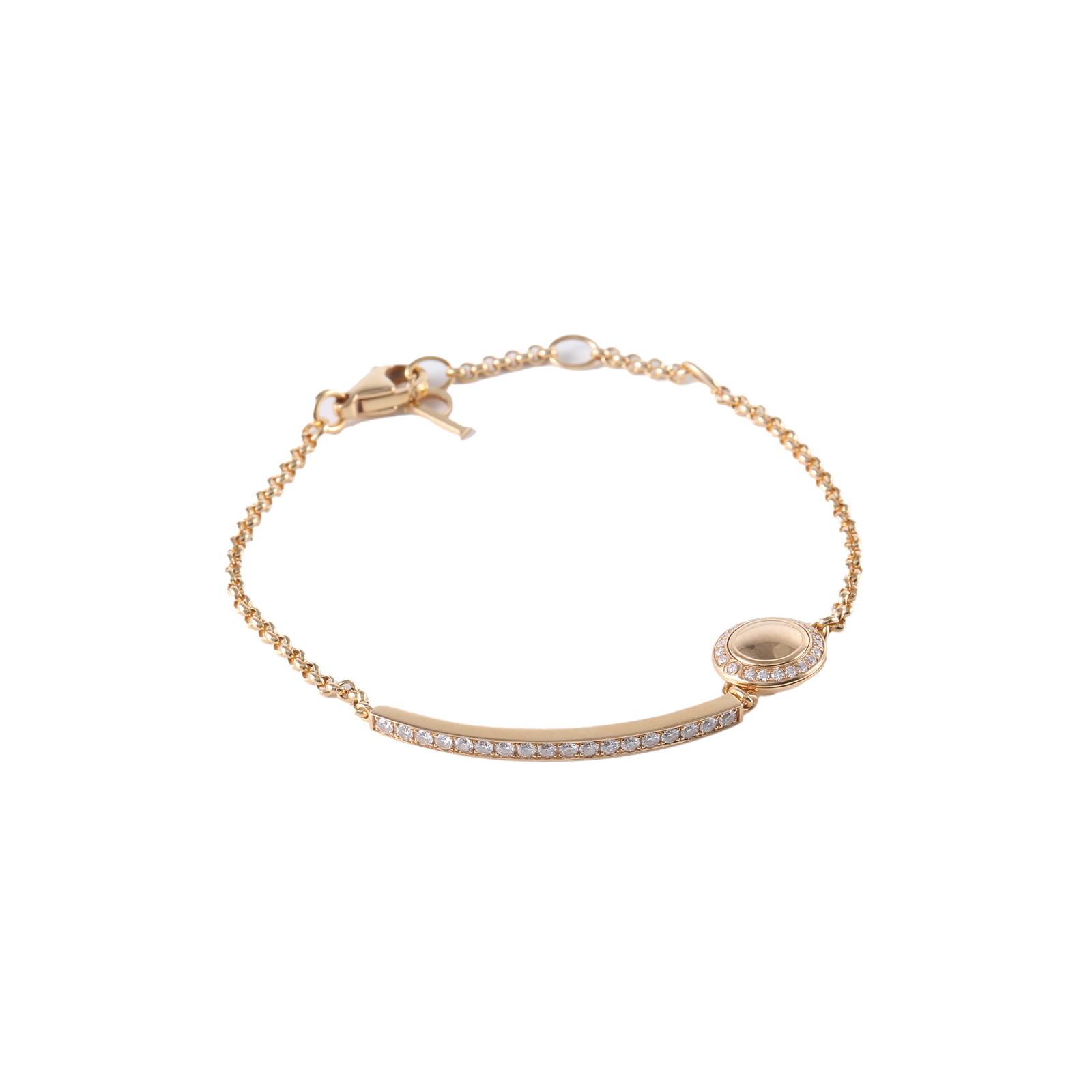 99新 Piaget/伯爵 小花6枫 18K玫瑰金 钻石 玫瑰金 手链