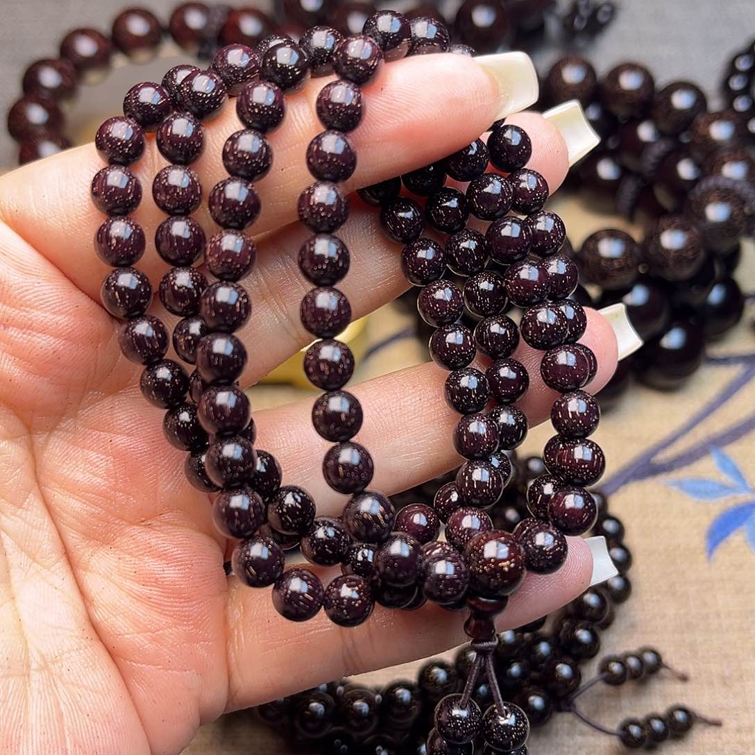 檀香紫檀（小叶紫檀）0.6 108颗满星