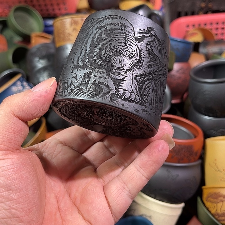 茶杯紫砂全手工紫砂主人杯