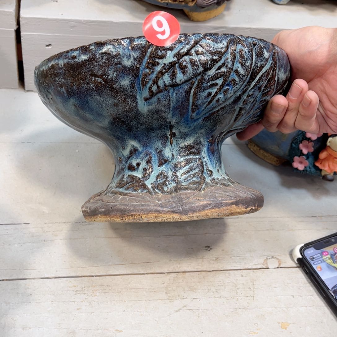 陶瓷微瑕9 号陶然花盆