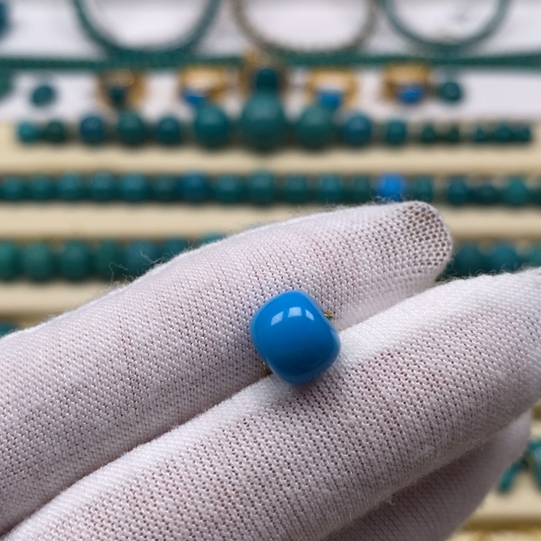 绿松石未镶嵌珠宝奇石老型8.9mm